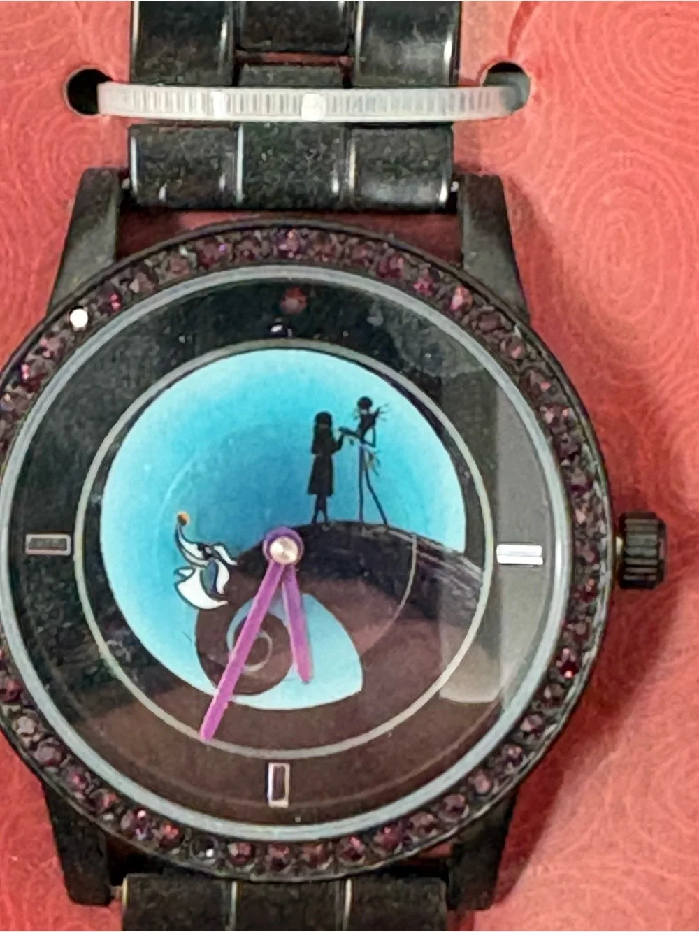 Disney The Nightmare Before Christmas Watch Jack Sally Zero Spiral Hill In Tin